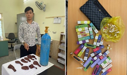 Công an huyện Tiên Lãng: Xử lý đối tượng bán khí cười N2O